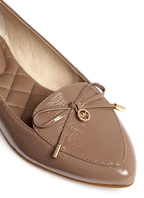 michael kors wide flats|Michael Kors genuine leather flats.